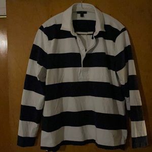 J. Crew, Long sleeve polo shirt.